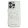 Karl Lagerfeld IML Rhinestones Karl Head - Case for iPhone 16 Pro Max (transparent)