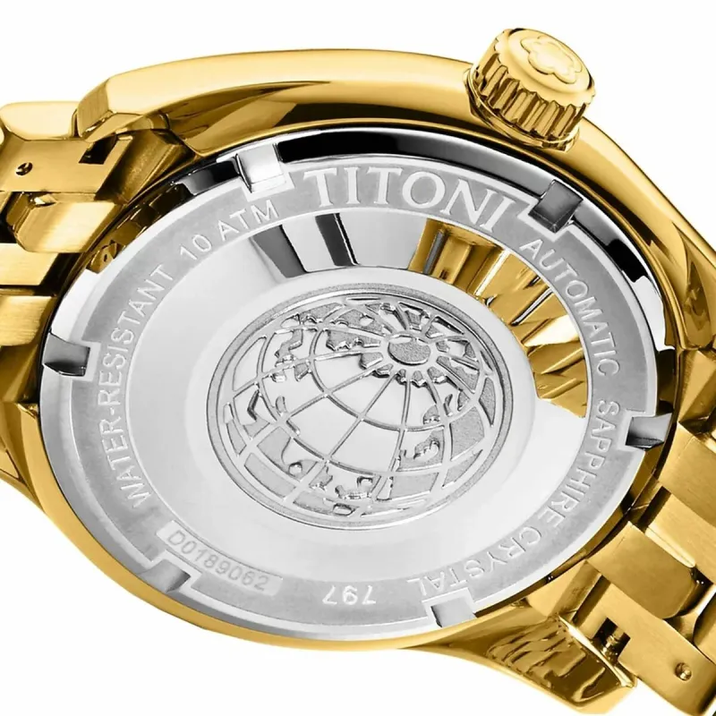Vīriešu Pulkstenis Titoni (Ø 40 mm)