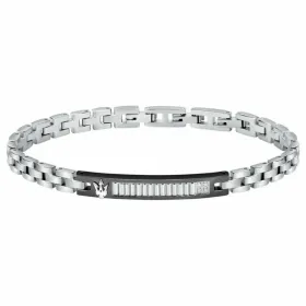Men's Bracelet Maserati Stainless steel 21,5 cm Silver