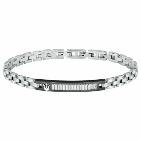 Men's Bracelet Maserati Stainless steel 21,5 cm Silver
