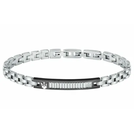 Men's Bracelet Maserati Stainless steel 21,5 cm Silver