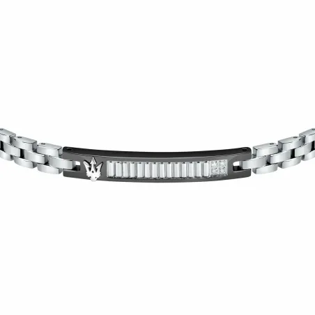 Vīriešu Aproce Maserati Nerūsējošais tērauds 21,5 cm Sudrabains