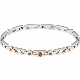 Men's Bracelet Maserati Stainless steel 21,5 cm Silver
