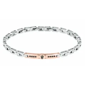 Men's Bracelet Maserati Stainless steel 21,5 cm Silver