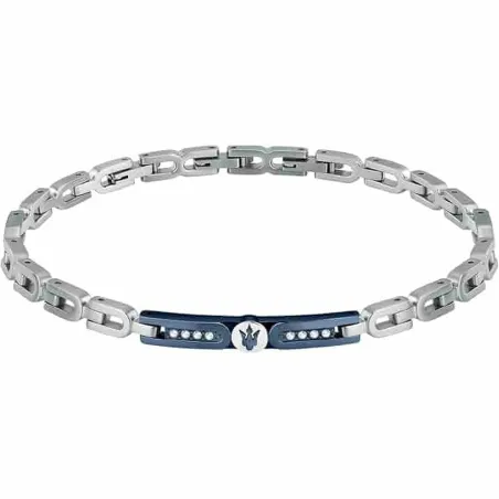 Men's Bracelet Maserati Stainless steel 21,5 cm Silver