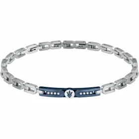 Men's Bracelet Maserati Stainless steel 21,5 cm Silver