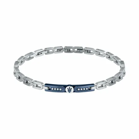 Men's Bracelet Maserati Stainless steel 21,5 cm Silver