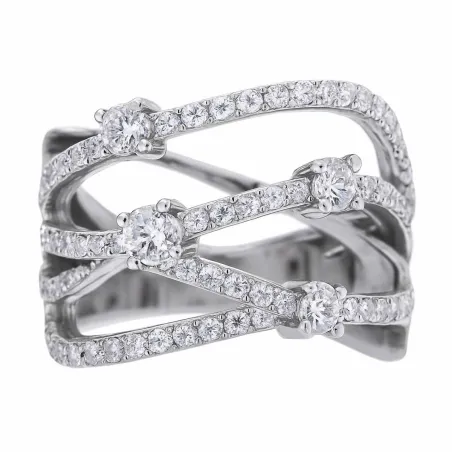 Moteriški žiedas Diamonfire (16,5)