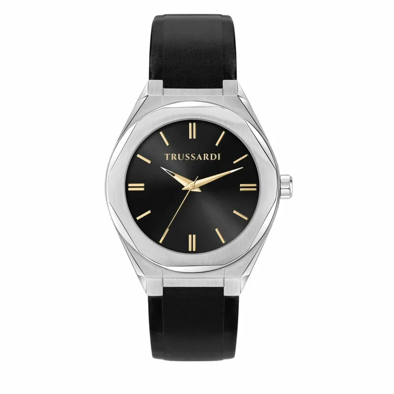 Miesten rannekellot Trussardi Hopeinen (Ø 42 mm)