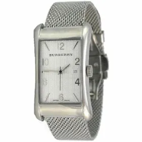Meeste Kell Burberry Hõbedane (Ø 33 mm)