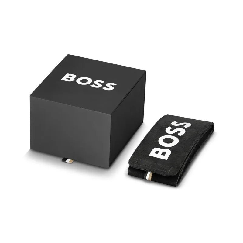 Meeste Kell Hugo Boss Hõbedane (Ø 43 mm)