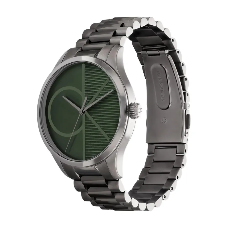 Vīriešu Pulkstenis Calvin Klein Sudrabains (Ø 40 mm)