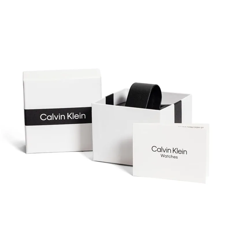 Vīriešu Pulkstenis Calvin Klein Sudrabains (Ø 40 mm)
