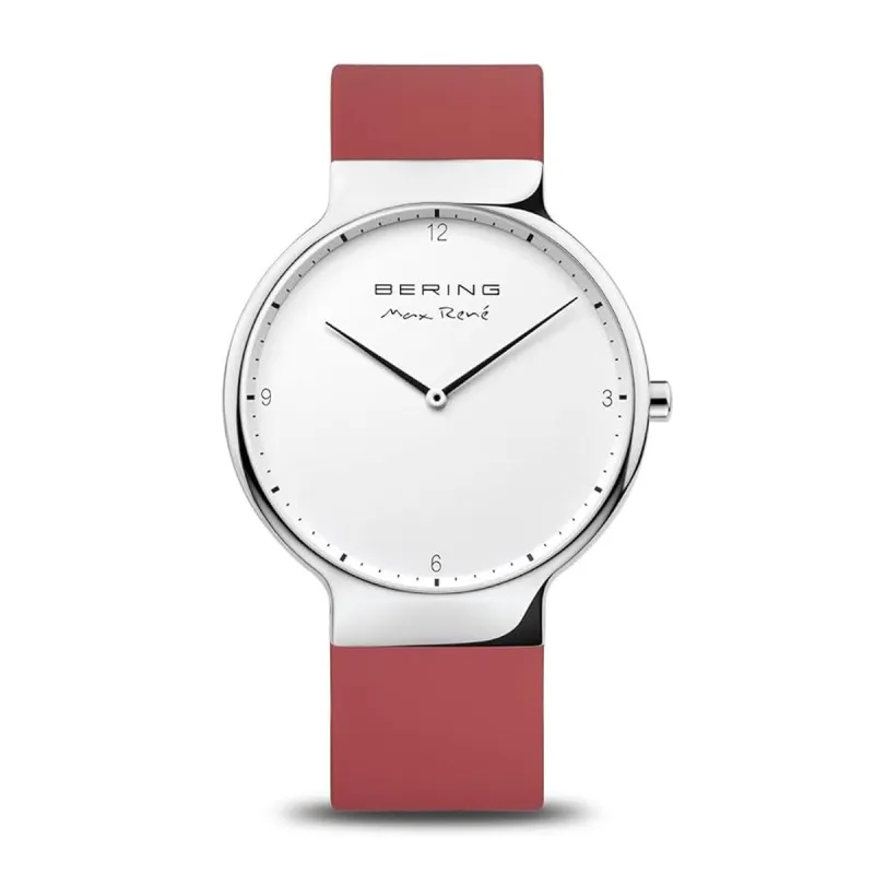 Vīriešu Pulkstenis Bering Sudrabains (Ø 40 mm)