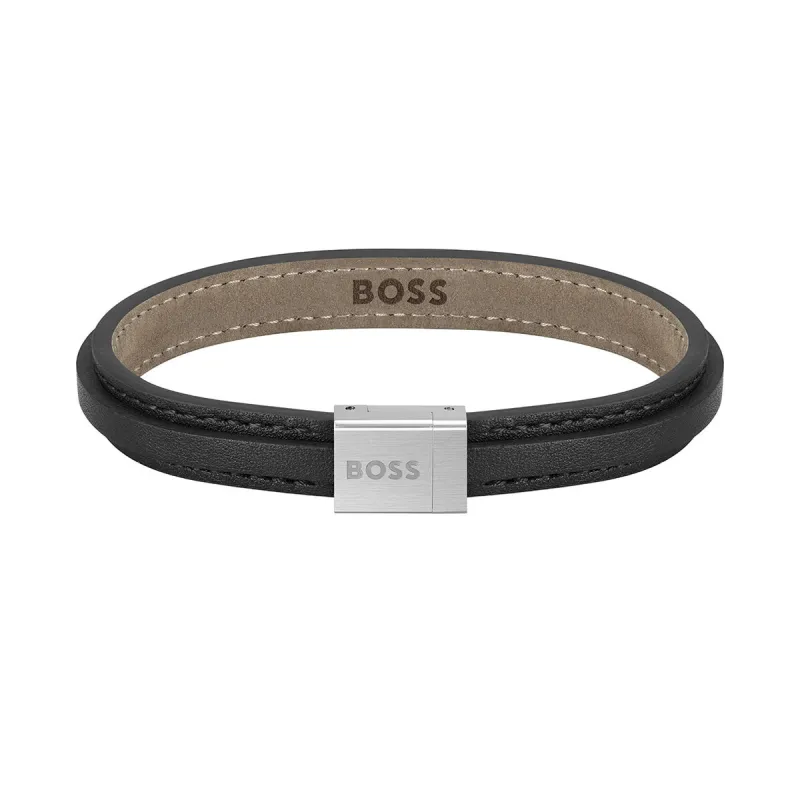 Miesten rannekorut Hugo Boss Nahka 20 cm