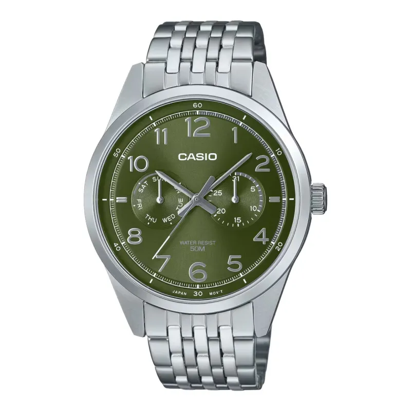 Meeste Kell Casio MTP-E340D-3AVDF Hõbedane (Ø 42 mm)