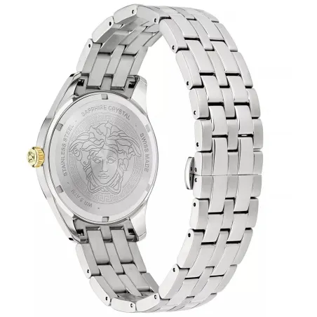 Miesten rannekellot Versace VE7C00523 Hopeinen (Ø 41 mm)