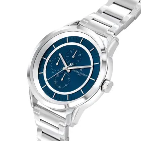 Meeste Kell Pierre Cardin Hõbedane (Ø 45 mm)