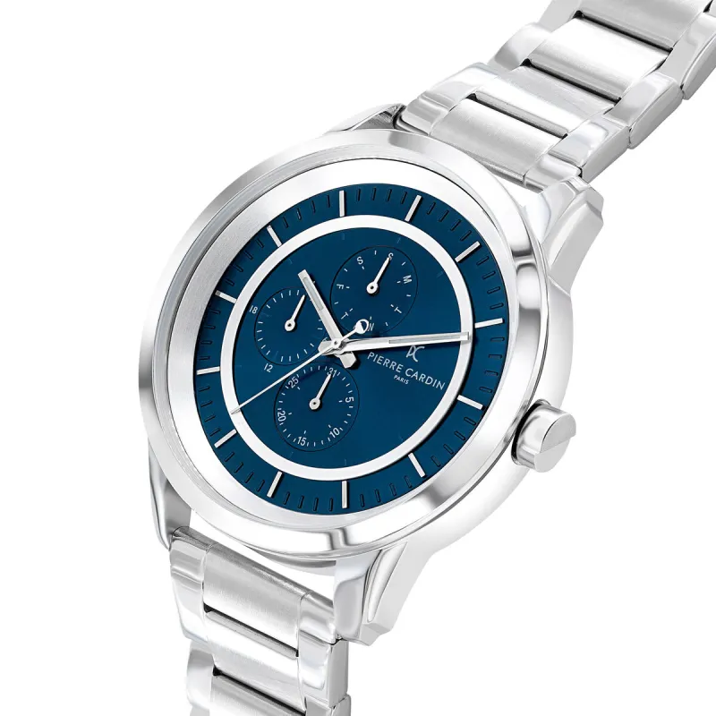 Men's Watch Pierre Cardin Silver (Ø 45 mm)