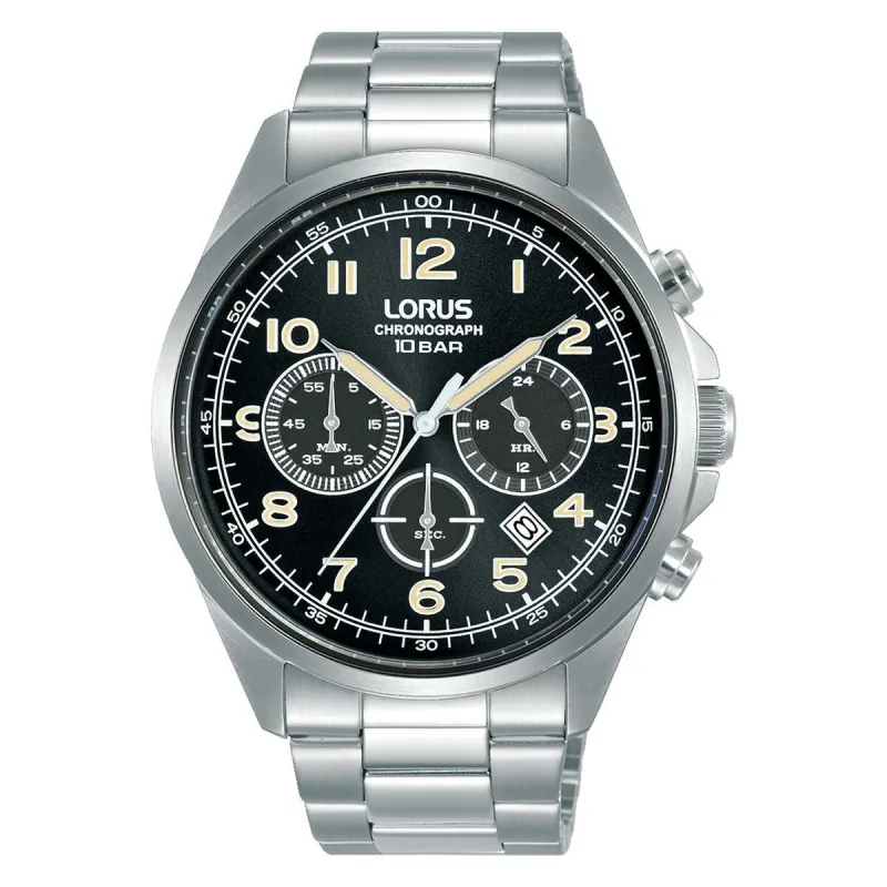 Meeste Kell Lorus Hõbedane (Ø 43 mm)