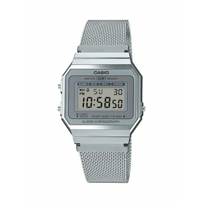 Meeste Kell Casio A700WEM-7AEF Hõbedane