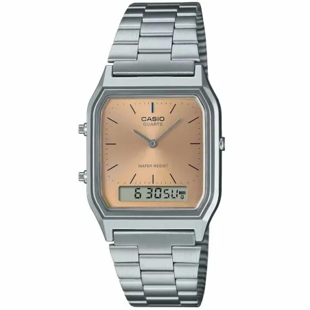 Unisex kellot Casio EDGY COLLECTION SUNRAY DIAL - PINK COPPER Hopeinen