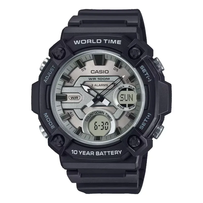 Мужские часы Casio OVERSIZE 10 YEAR BATTERY (Ø 52 mm)