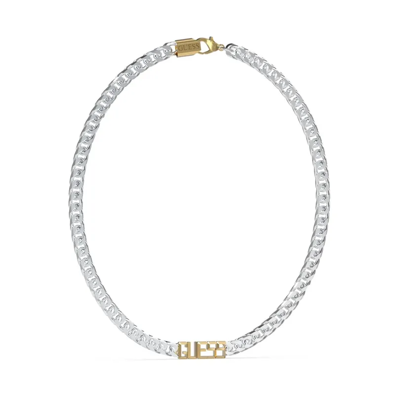 Naiste Kaelakee Guess JUMN03204JWYGSTT-U Hõbedane