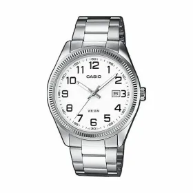 Часы унисекс Casio DATE Белый Серебристый (Ø 39 mm) (Ø 38,5 mm)