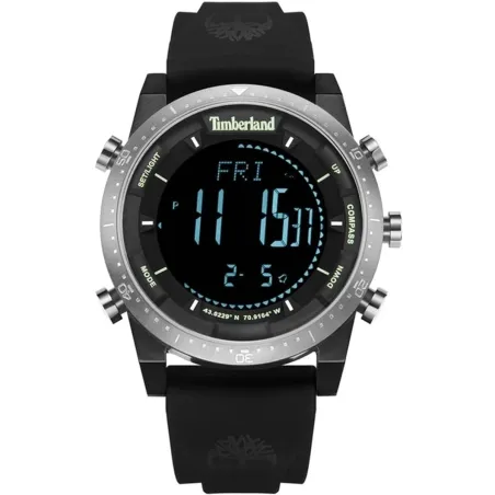 Vīriešu Pulkstenis Timberland TDWGP2104704 Melns (Ø 45 mm)