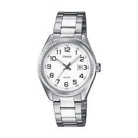 Unisex Watch Casio COLLECTION White Silver (Ø 30 mm)
