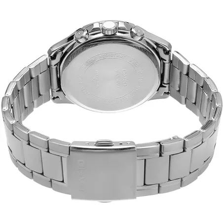 Meeste Kell Casio MULTIFUNCTION CALENDAR - BLACK Must Hõbedane (Ø 43,5 mm) (Ø 35 mm)