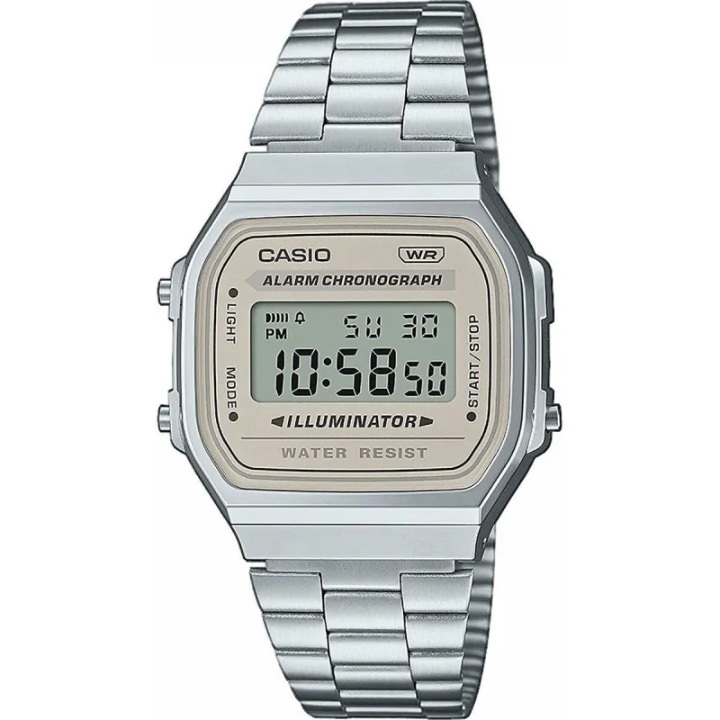 Abiejų lyčių laikrodis Casio VINTAGE ICONIC Rusvai gelsva Sidabras (Ø 36 mm) (Ø 39 mm)