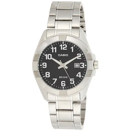 Miesten rannekellot Casio COLLECTION Musta Hopeinen (Ø 43,5 mm)