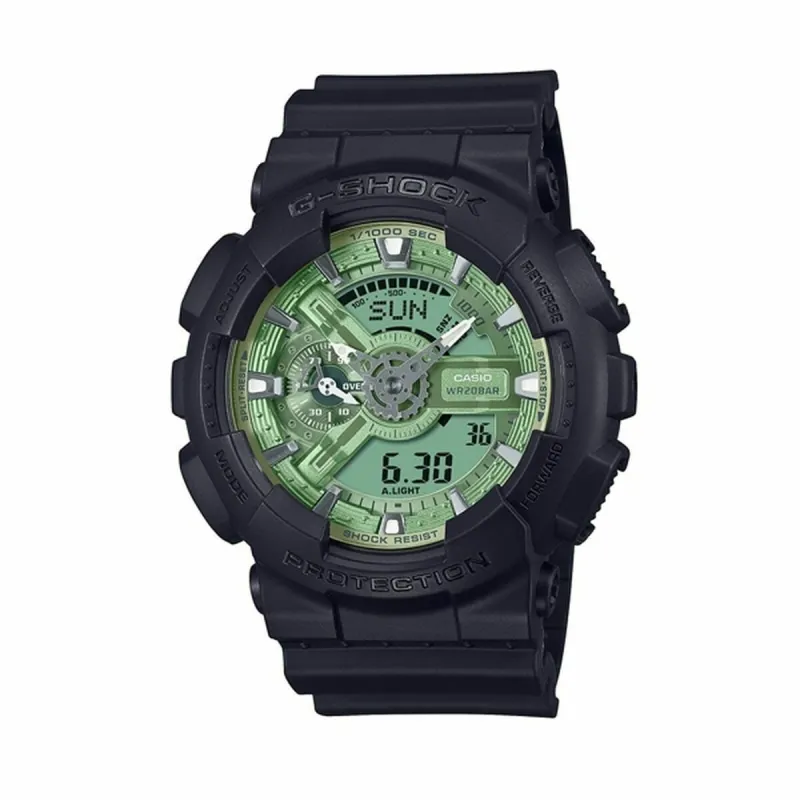 Miesten rannekellot Casio G-Shock GS Musta Vihreä (Ø 51 mm)