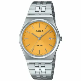 Laikrodis vyrams Casio DATE - OCHER YELLOW ***SPECIAL PRICE*** Geltona Sidabras (Ø 35 mm)