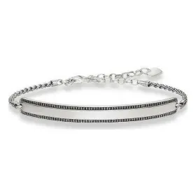 Unisex Aproce Thomas Sabo LBA0009-643-11 Sudrabains Melns 19 cm 15-18 cm