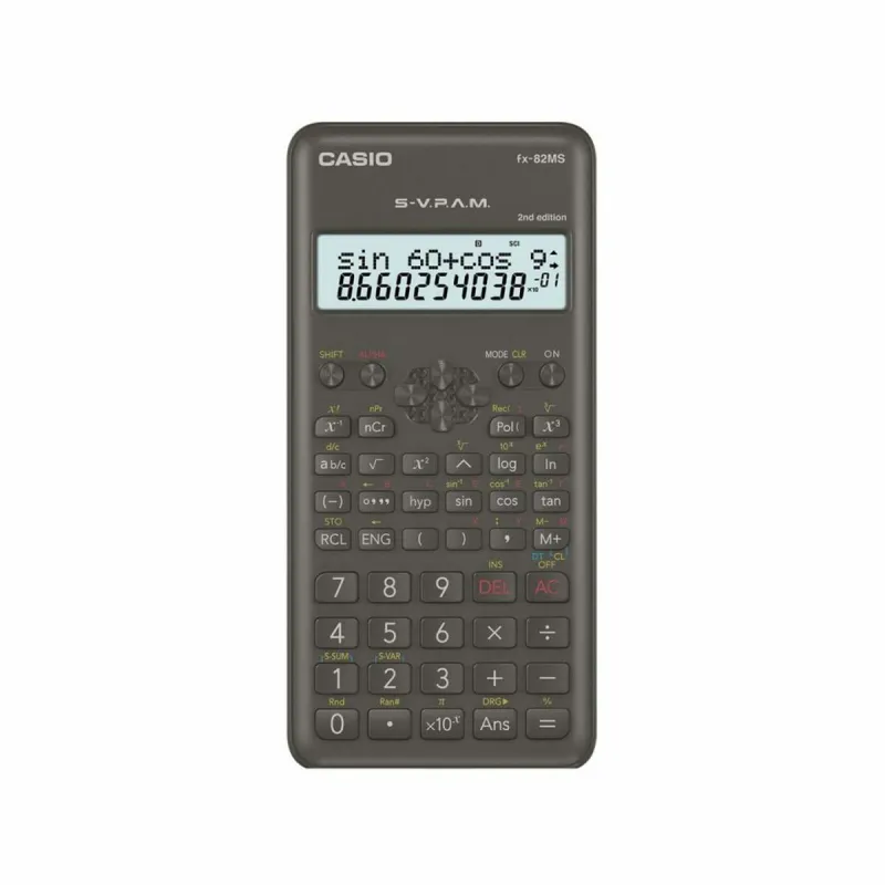 Tieteellinen laskin Casio Musta 14 x 77 x 1.62 cm