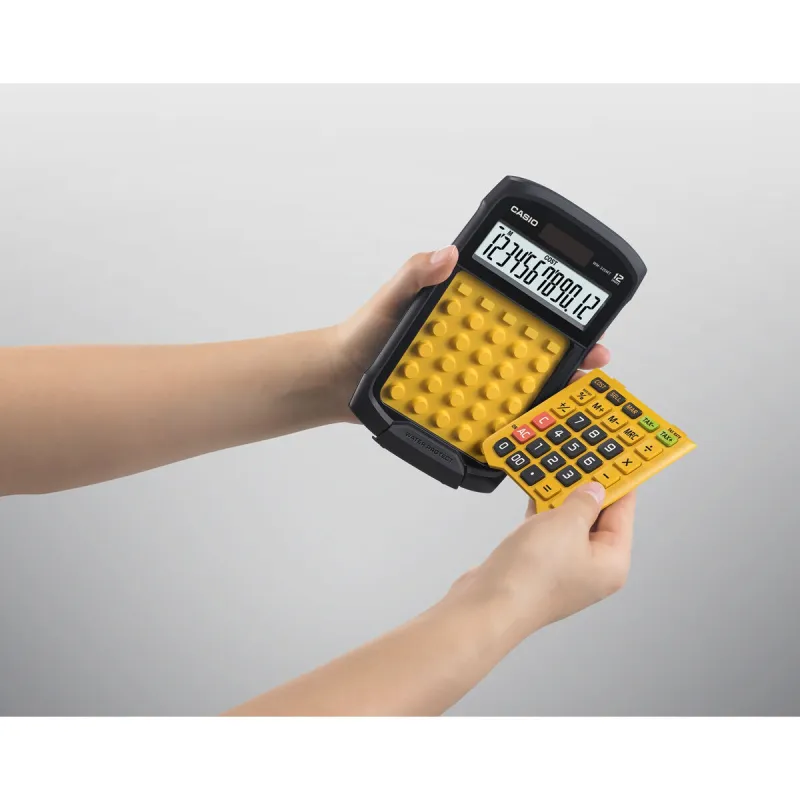 Kalkulaator Casio Kollane 16,8 x 10,8 x 3,3 cm