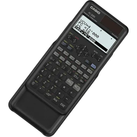Zinātniskais kalkulators Casio FC-200V-2-W-ET Melns 16,2 x 7,7 x 1,1 cm