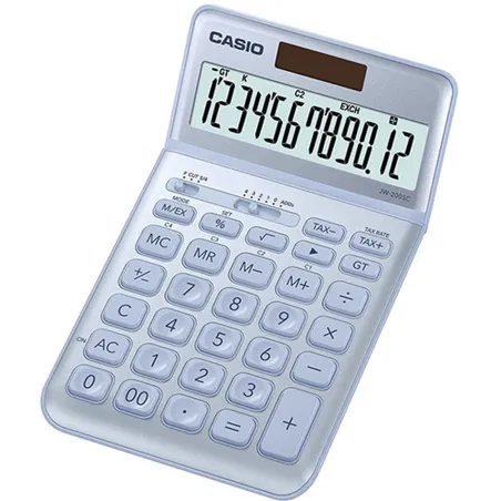 Калькулятор Casio JW-200SC-BU Синий Пластик