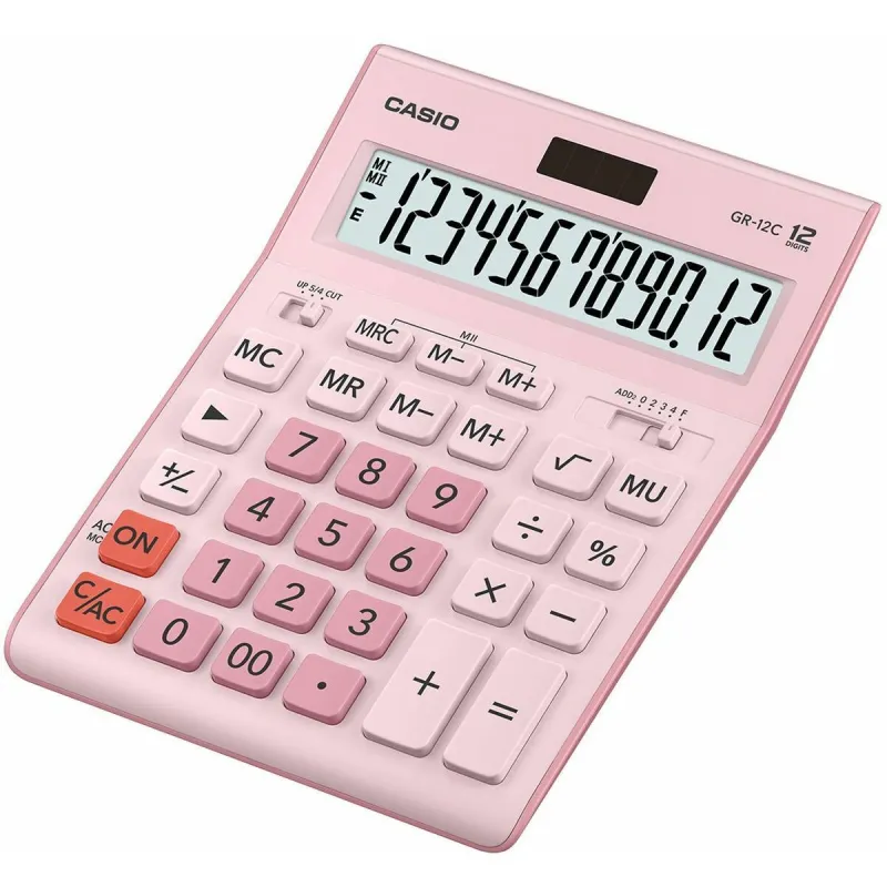 Kalkulaator Casio GR-12C Must Plastmass
