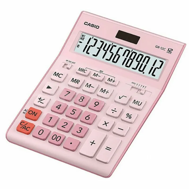 Kalkulaator Casio GR-12C Must Plastmass