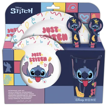 Laste nõudekomplekt Stitch Sweet Laste (5 Tükid)