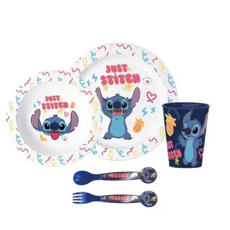 Bērnu trauku komplekts Stitch Sweet Bērnu (5 Daudzums)