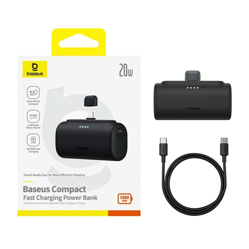 Powerbank Baseus P10068307113-00 Black 5000 mAh