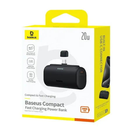 Powerbank Baseus P10068306113-00 Juoda 5000 mAh