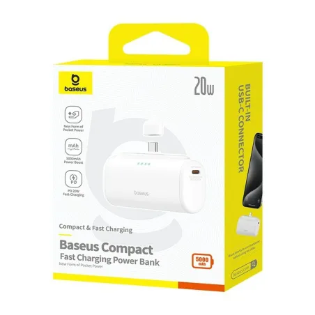 Powerbank Baseus P10068306213-00 White 5000 mAh