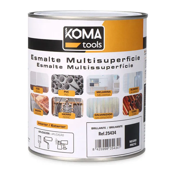Acrylic polish Koma Tools Black 750 ml Shine