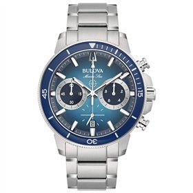 Vīriešu Pulkstenis Bulova 96B380 Sudrabains